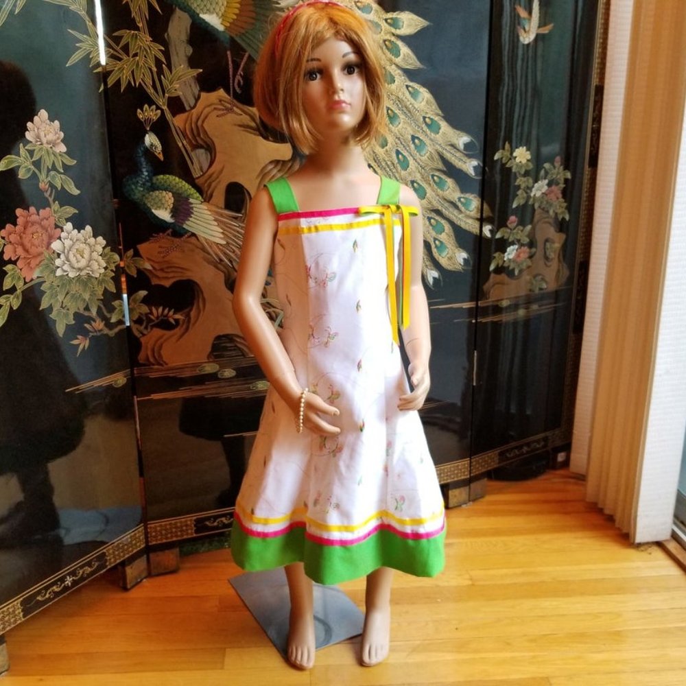 Bonnie Jean Size 5 Butterfly Embroidered Dress